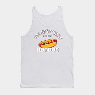 I'm Just Here for the Hotdogs Tank Top